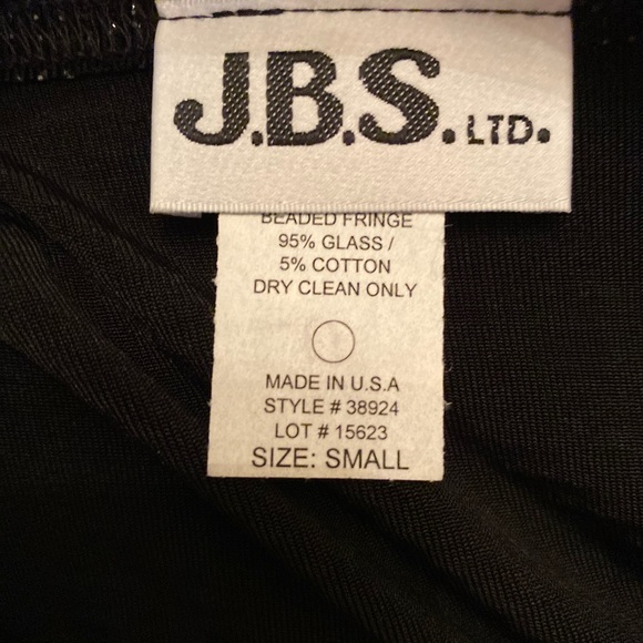 JBS Ltd Sparkle evening top with beaded fringe - Picture 5 of 5